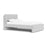 Monte Pillowback Bed Full Bed with Maple Feet - Ash