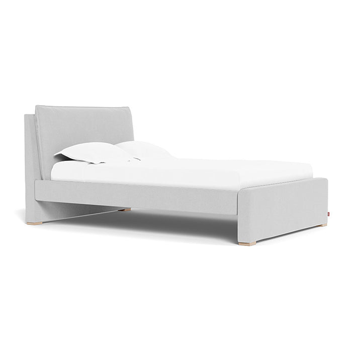 Monte Pillowback Bed Full Bed with Maple Feet - Ash
