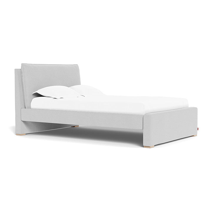Monte Pillowback Bed Full Bed with Maple Feet - Ash