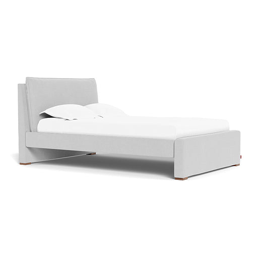 Monte Pillowback Bed Full Bed with Walnut Feet - Ash