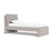 Monte Pillowback Bed Twin Bed with Maple Feet - Sand