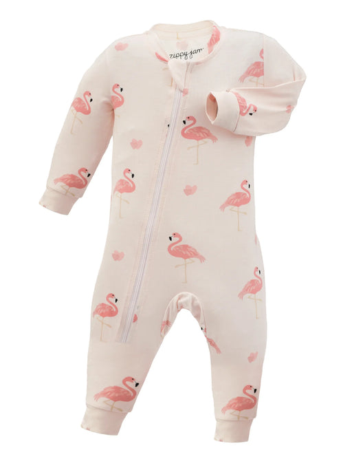 Zippy Jamz Footless Bamboo - Pretty in Pink