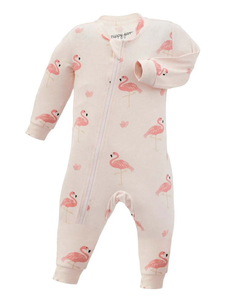 Zippy Jamz Footless Bamboo - Pretty in Pink