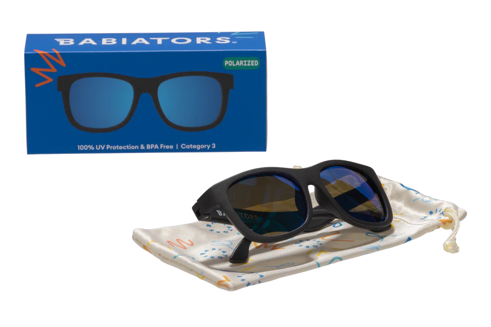 Babiators Navigator Polarized - Jet Black 3-5Y