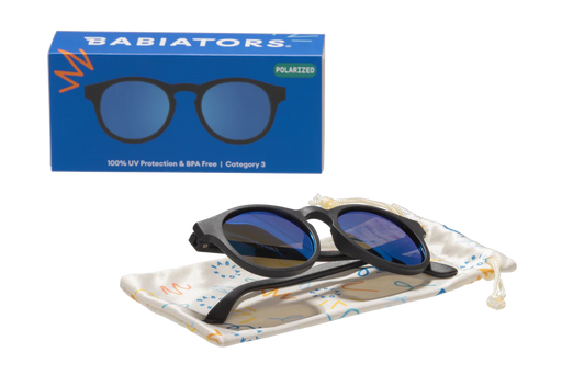 Babiators Keyhole Polarized - Jet Black 3-5Y