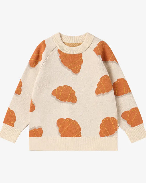 Petite Revery Sweater - Cozy Croissants