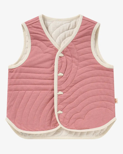 Petite Revery Reversible Vest - Old Rose