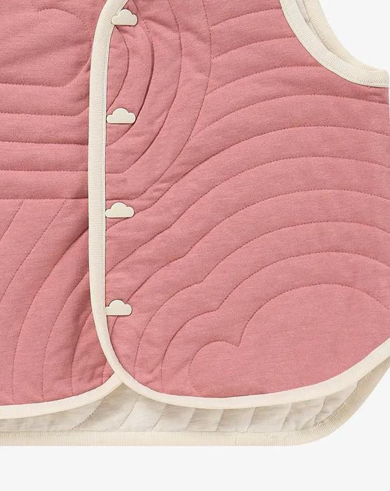 Petite Revery Reversible Vest - Old Rose