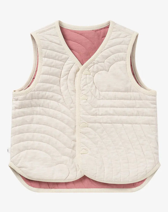 Petite Revery Reversible Vest - Old Rose