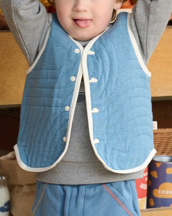Petite Revery Reversible Vest - Oceanview