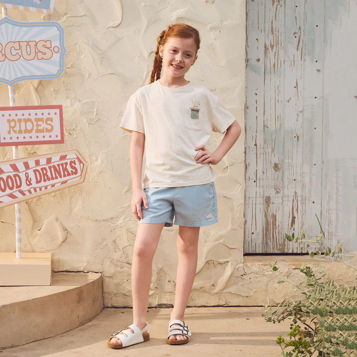 Petite Revery Oversize Tee - Nimbus Cloud