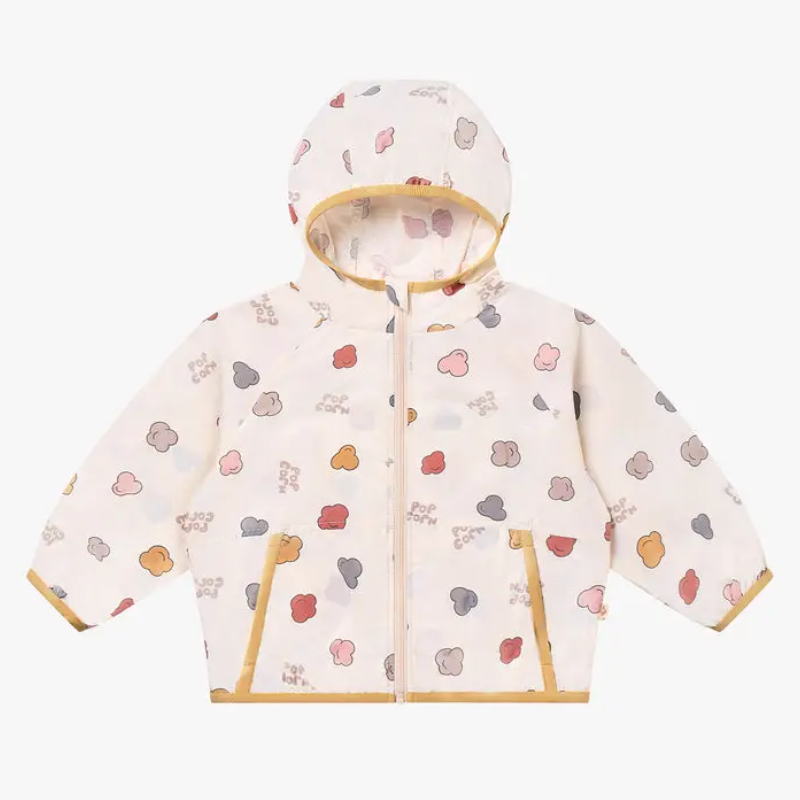 Petite Revery Recycled Nylon Hooded Wind Breaker - Popclouds