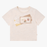 Petite Revery Short Sleeve Velcro Tee - Nimbus Cloud