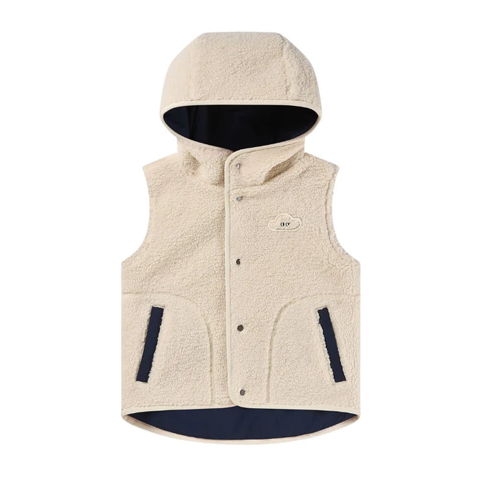 Petite Revery Quilted Reversible Vest - Blueberry