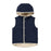Petite Revery Quilted Reversible Vest - Blueberry