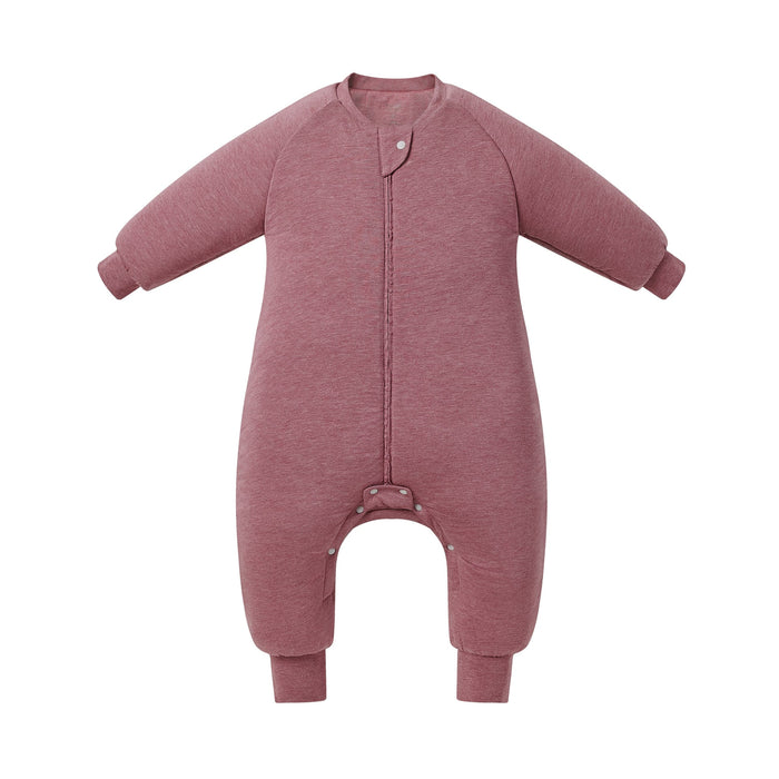 Nest Designs Long Sleeve Footed Sleeper Newborn - Pantone Hawthorn Rose