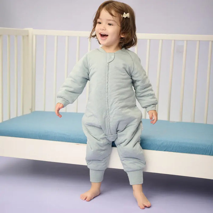 Nest Designs Pantone Bamboo Long Sleeve Footed Sleep Bag 2.0T - Slate