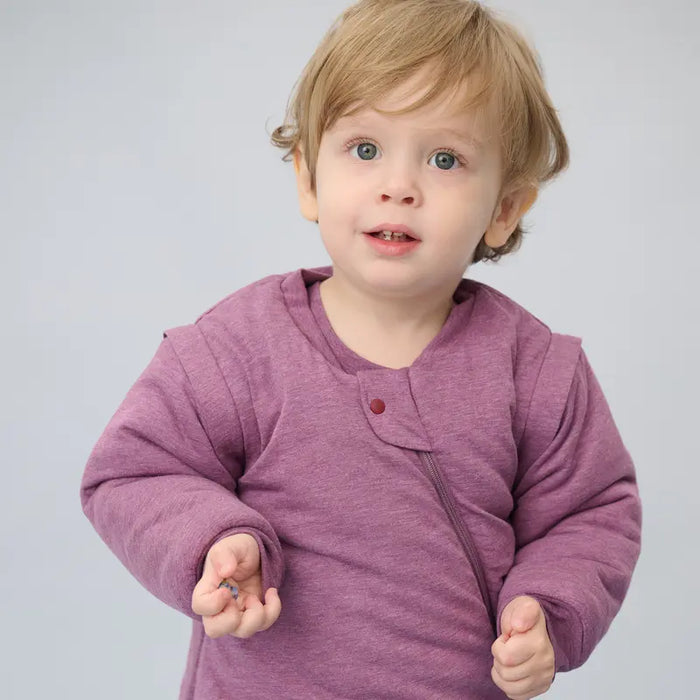 Nest Designs Pantone Removable Long Sleeve Sleep Bag 3.5T - Purple Gumdrop