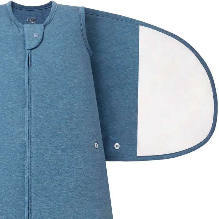 Nest Designs Swaddle Sleep Bag 1.5T - Captain's Blue 0-6M