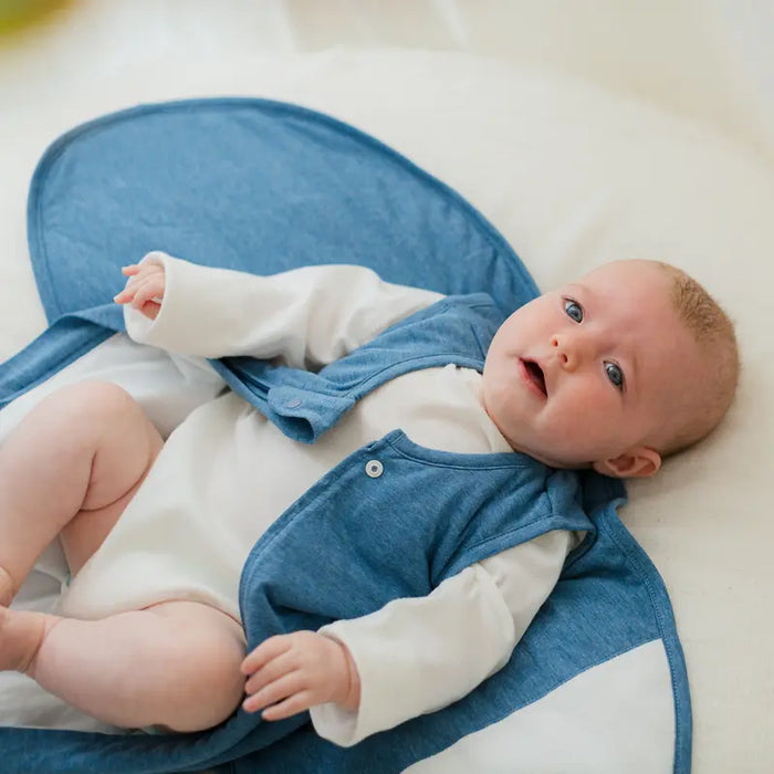 Nest Designs Swaddle Sleep Bag 1.5T - Captain's Blue 0-6M