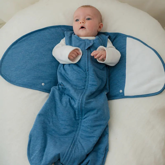 Nest Designs Swaddle Sleep Bag 1.5T - Captain's Blue 0-6M