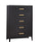 Natart Palo 5 Drawer Tall Chest - Dusk