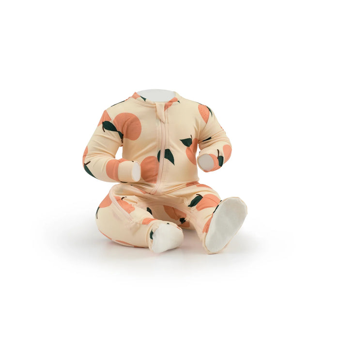 Zippy Jamz Footed Bamboo - Peachy Keen