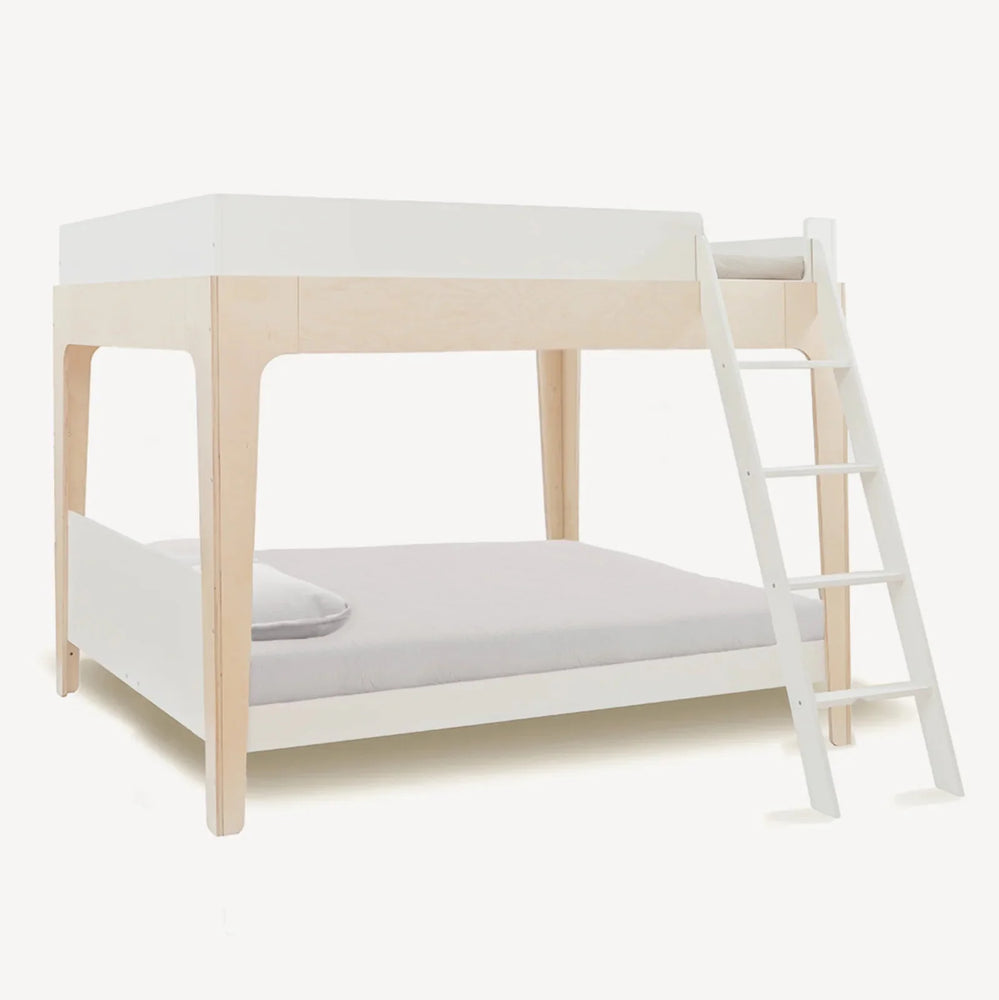 Oeuf Perch Bunk Bed Full - White/Birch (ETA Oct 2025)