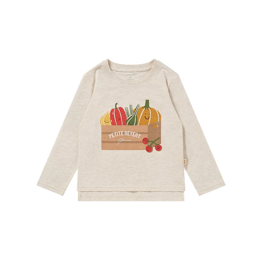 Petite Revery Long Sleeve Tee - Sea Salt