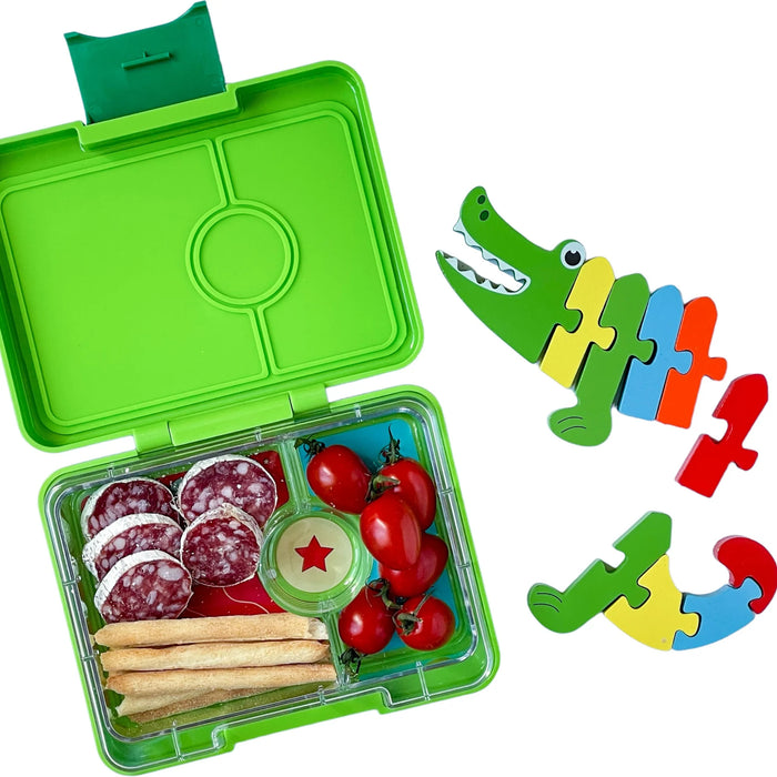 Yumbox Snack3 - Green (Shark)