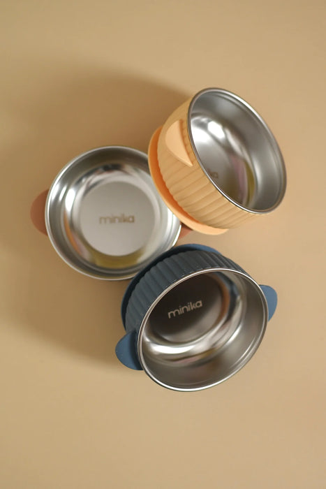 Minika Stainless & Silicone Bowl - Lavender
