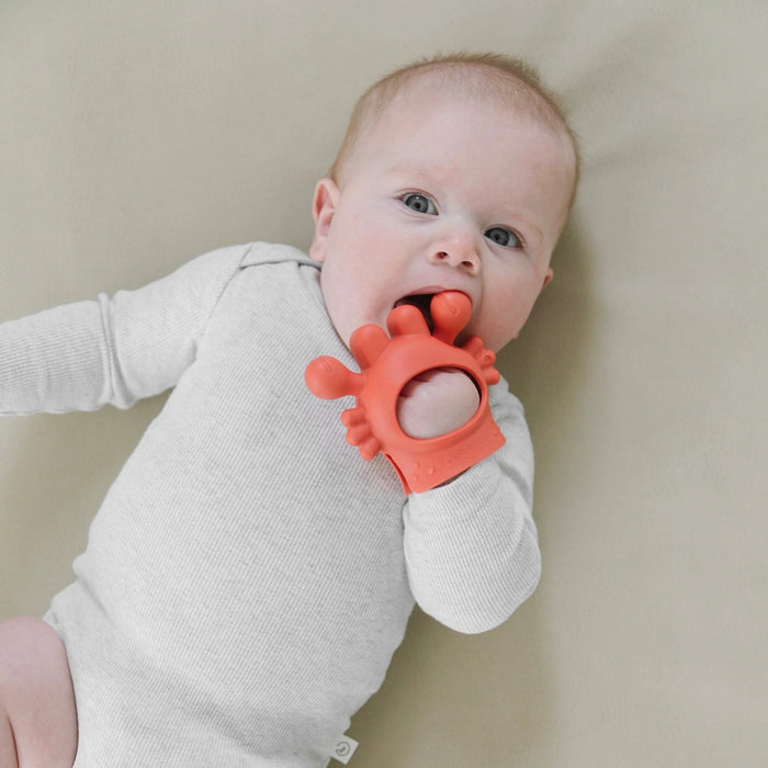 Itzy Ritzy Bitzy Grip Teether - Crab
