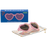 Babiators The Influencer Sunglasses Pink Transparent w/Purple 6yrs BLU-024