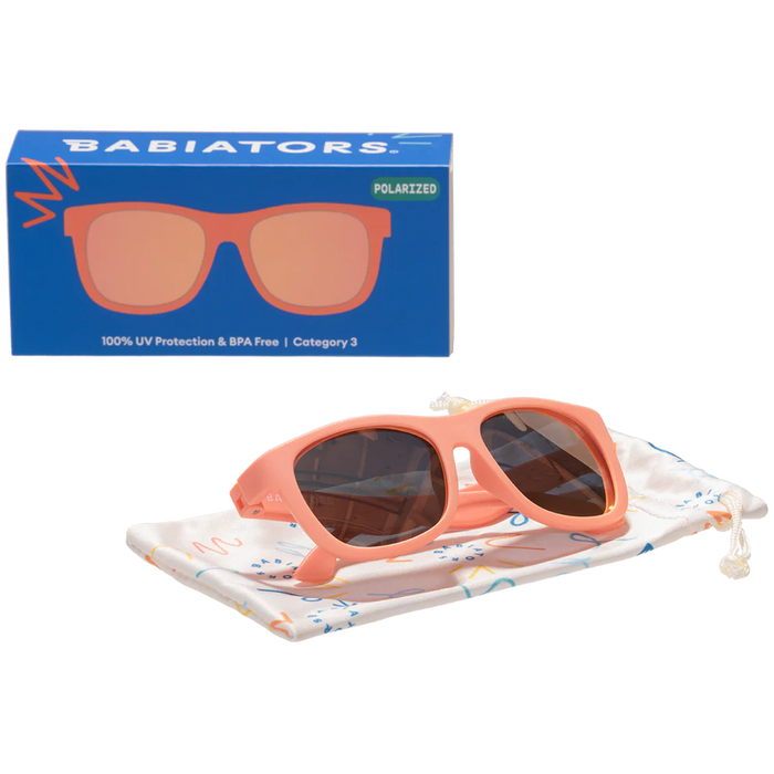 Babiators Navigator Polarized - Perfectely Papaya 6Y+