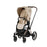 Cybex Priam4 - Rose Gold Frame w/ Simply Flowers Beige Seat