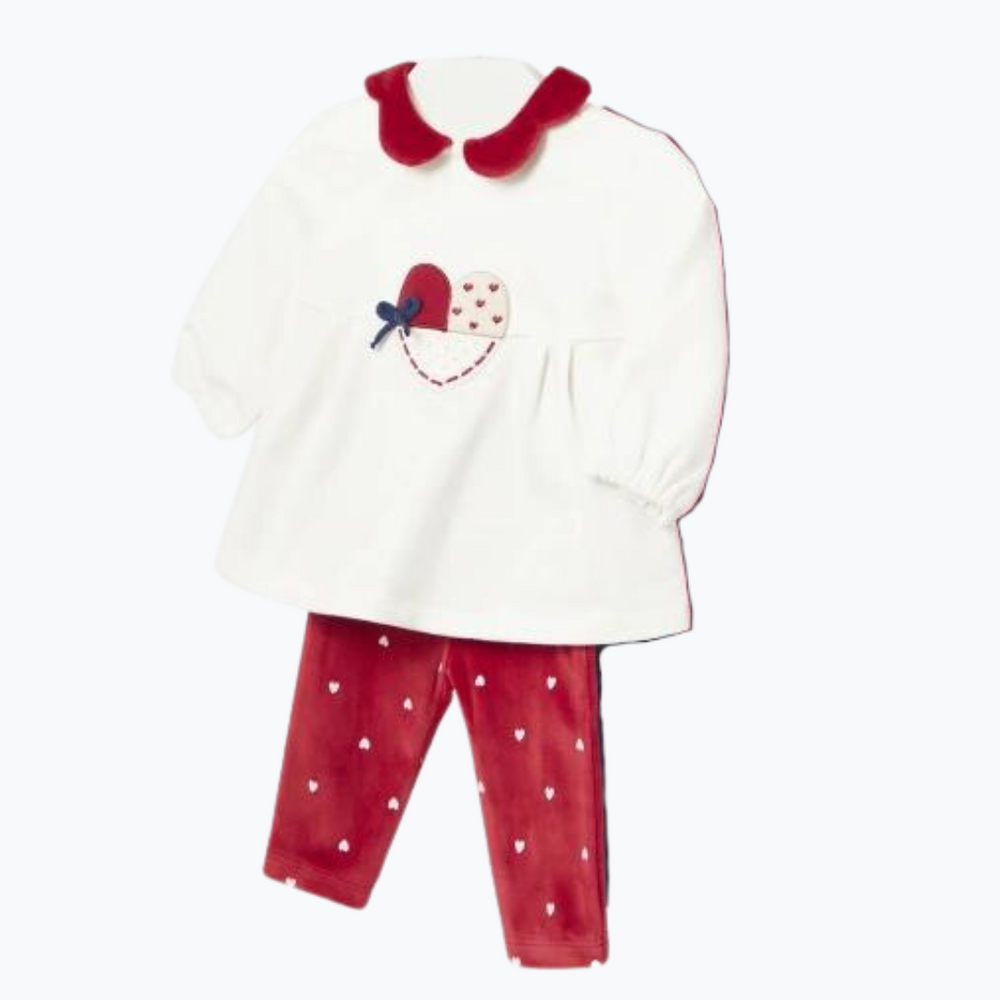 Mayoral Legging Set - White 2741-2