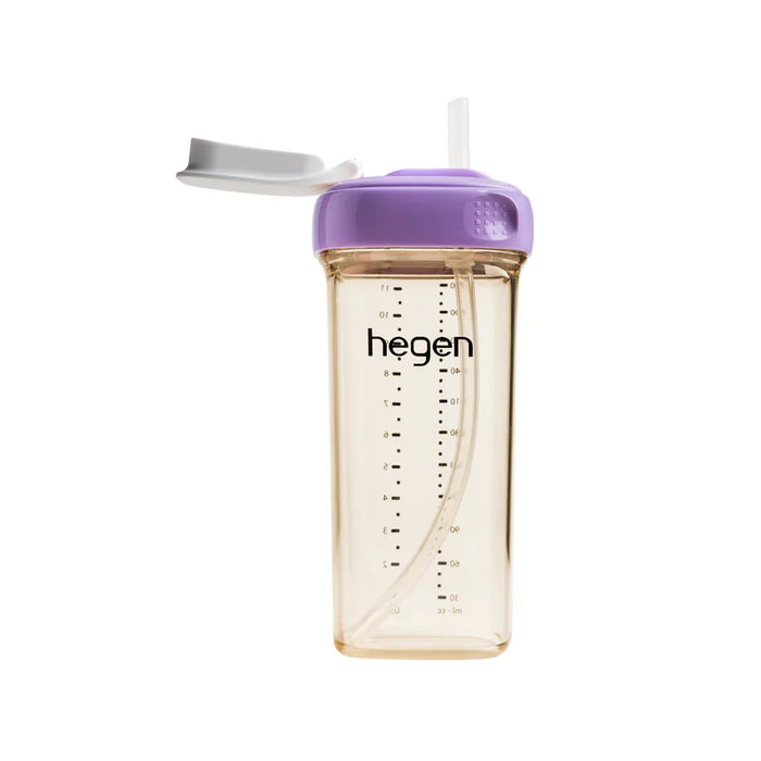 Hegen PCTO Straw Cup - Purple 330ml
