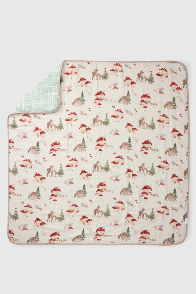 Loulou Lollipop Muslin Quilt Blanket - Forest Families