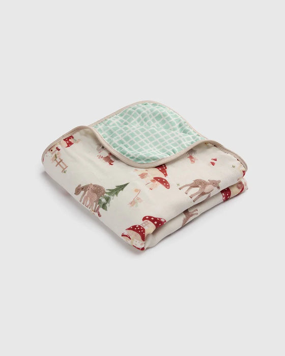 Loulou Lollipop Muslin Quilt Blanket - Forest Families