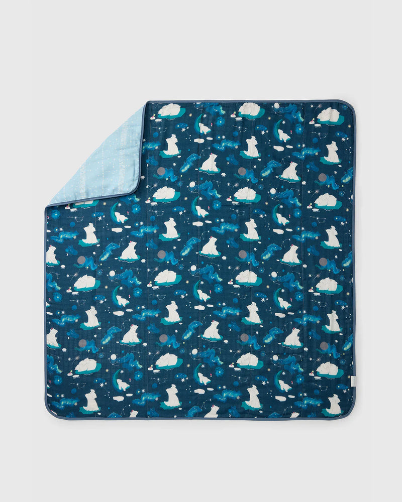 Loulou Lollipop Muslin Quilt Blanket - Stargazing Bear