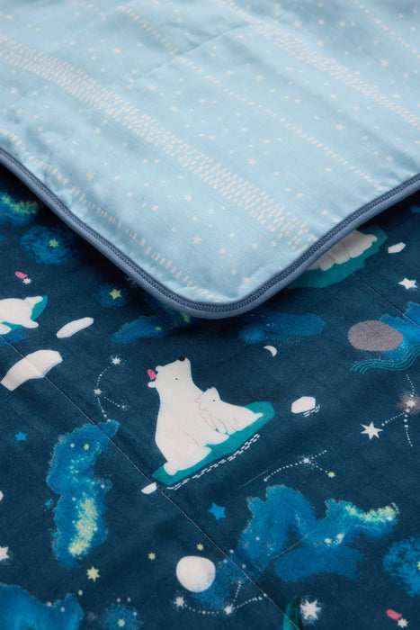 Loulou Lollipop Muslin Quilt Blanket - Stargazing Bear