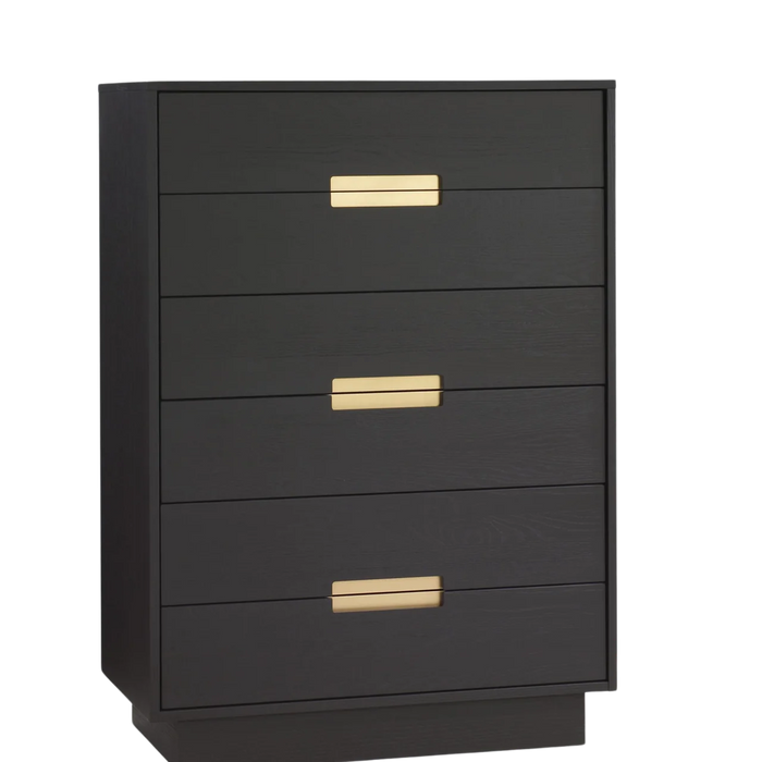 Natart Como 6 Drawer Tall Chest - Dusk