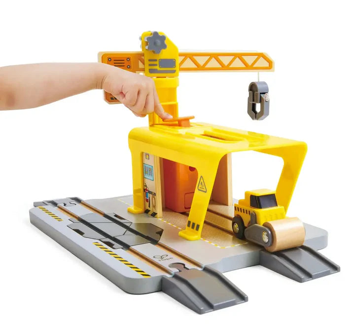 Hape Railway Crane Construction E3878