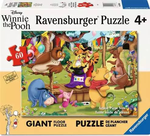 Ravensburger Giant Floor Puzzle 60pcs 4yr+ - Winnie The Pooh