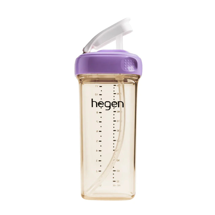Hegen PCTO Straw Cup - Purple 330ml