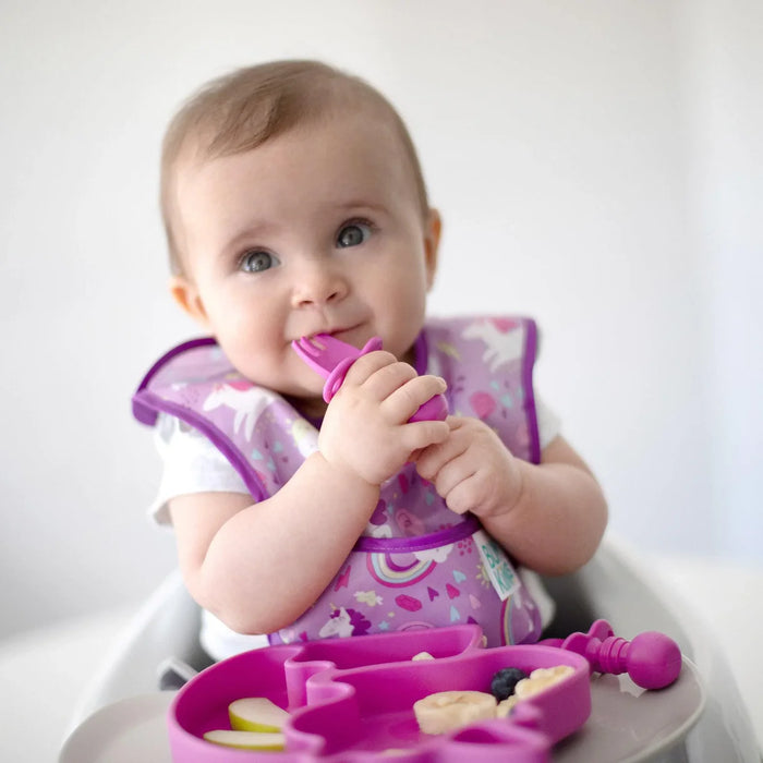 Bumkins Silicone Chewtensils - Fuchsia