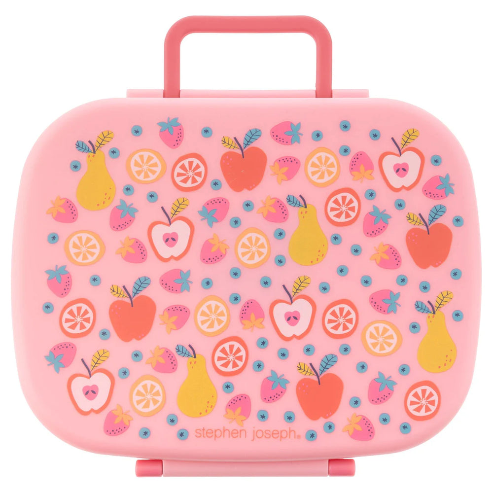 Stephen Joseph Bento Box with Removable Tray - Fruit