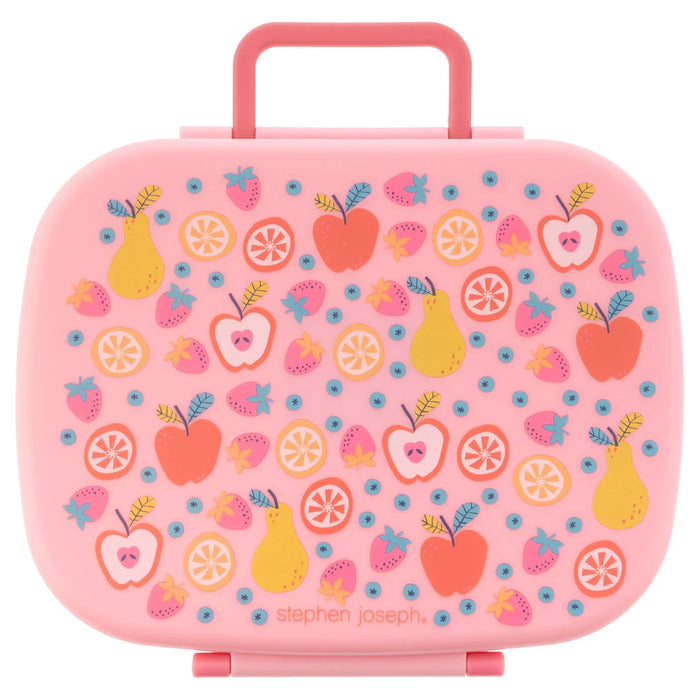 Stephen Joseph Bento Box with Removable Tray - Fruit