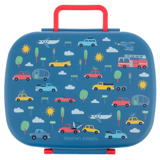 Stephen Joseph Bento Box with Removable Tray - Transportation