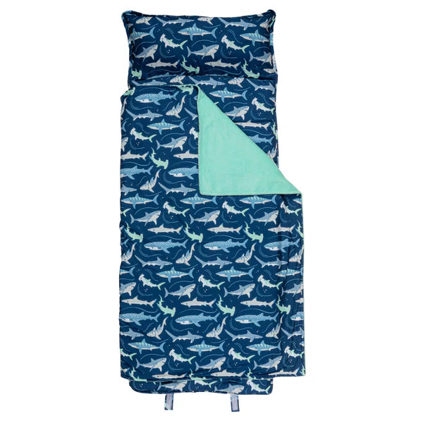 Stephen Joseph Nap Mat - Navy Shark